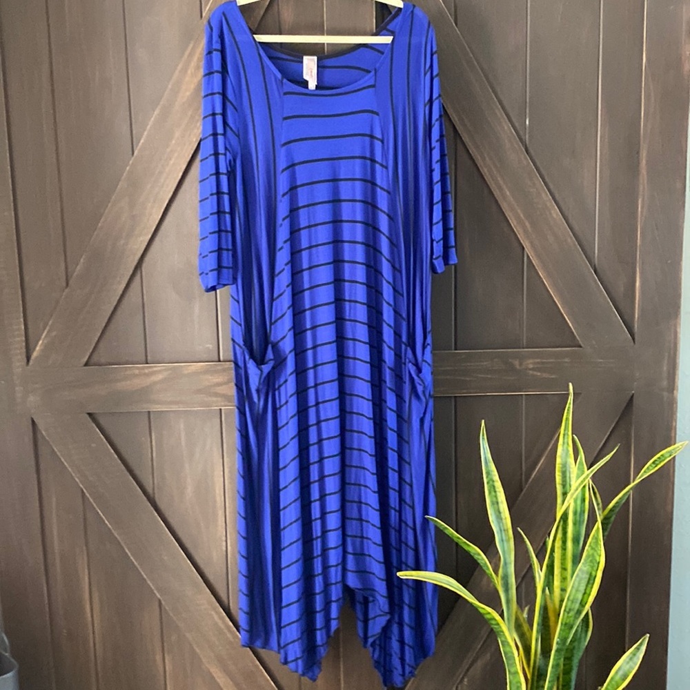 J mode USA 2XL navy blue with black stripes